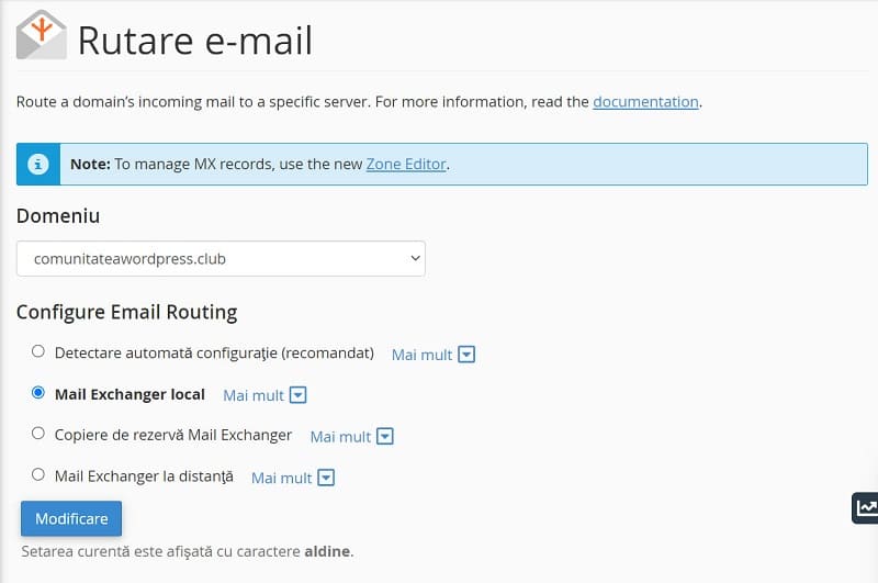 Configurar el enrutamiento de correo electrónico