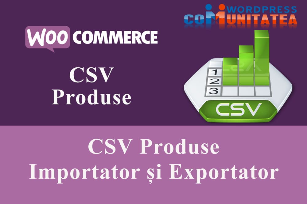 CSV Produse - Importator și Exportator în WooCommerce