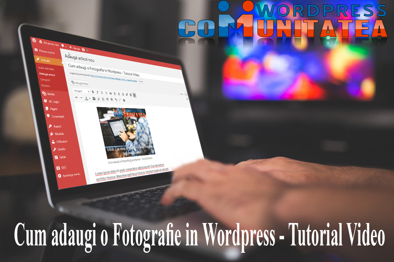 Cum Adaugi o Fotografie in Wordpress