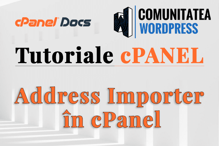 Cum să importați conturi de email în interfața cPanel