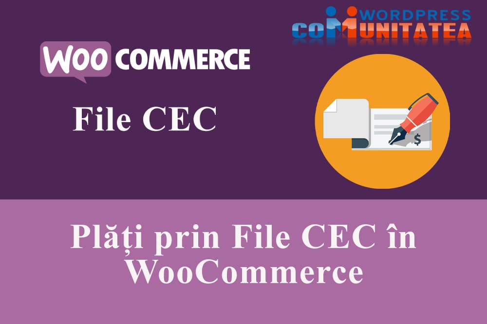 Plăți prin File CEC în WooCommerce