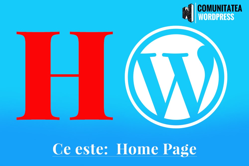 Ce este: Home Page - Pagina acasă