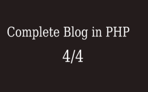 Cómo crear un blog en PHP y base de datos MySQL - Publicaciones de administración