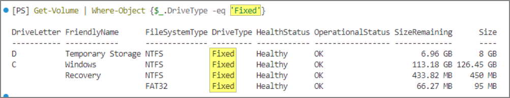 limpieza de disco powershell