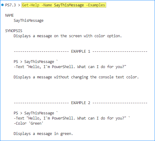 como comentar en powershell ise
