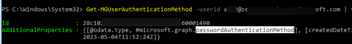 powershell obtiene el estado mfa