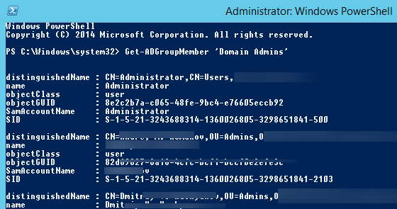 powershell exporta la membresía del grupo de usuarios a csv