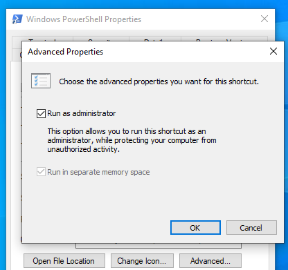 cómo ejecutar el script de PowerShell como administrador