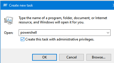 ejecutar script de powershell como administrador