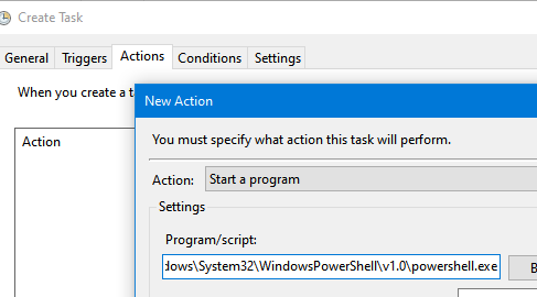 ejecutar script de powershell como administrador