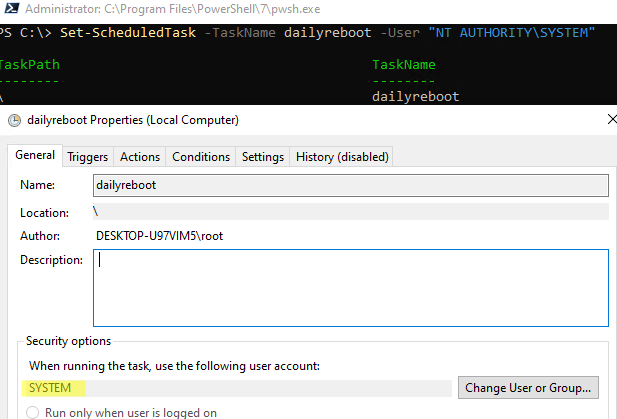 lista de tareas programadas powershell