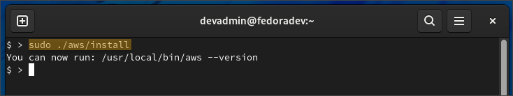 aws cli instalar ubuntu