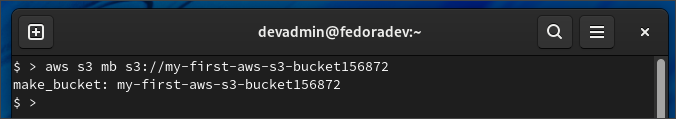 aws cli obtener versión