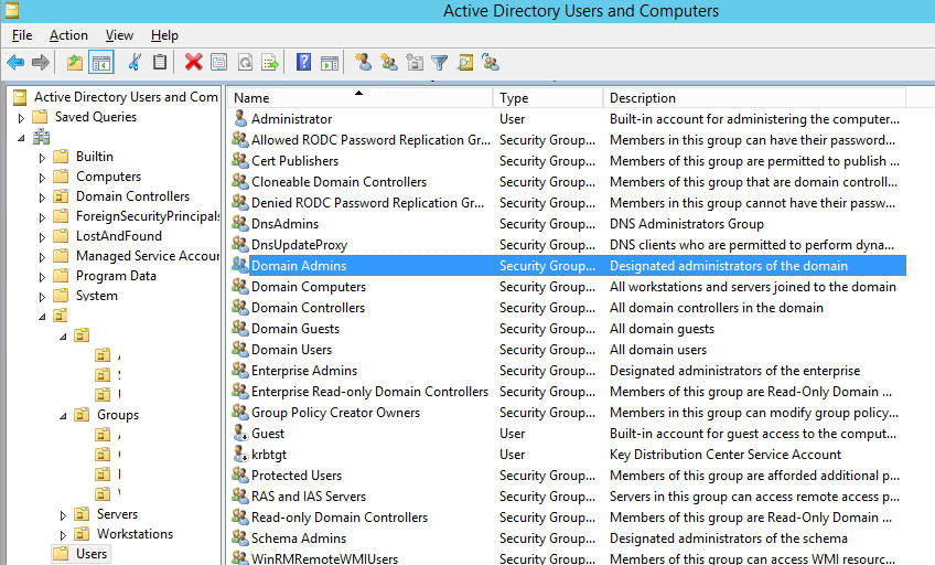 grupo del directorio activo