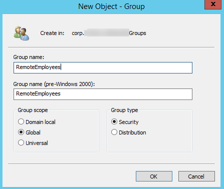 tipos de grupos del directorio activo