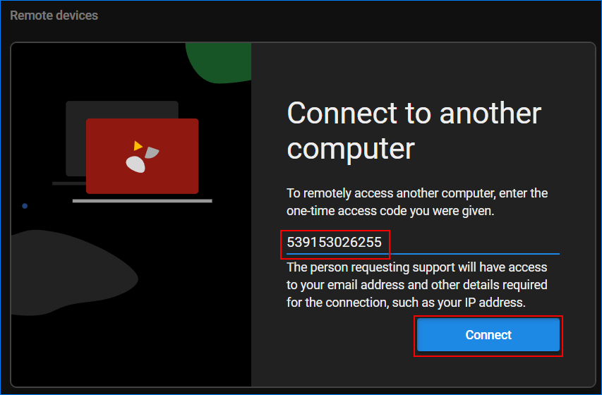 extensión de escritorio remoto de Chrome