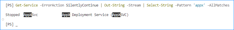 grep de tubería powershell