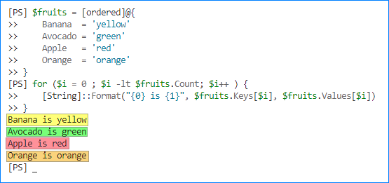 Cadena de adición de PowerShell