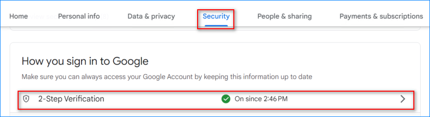 perspectiva de configuración de imap de gmail