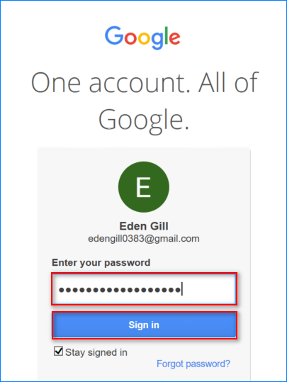 configuración de gmail perspectiva