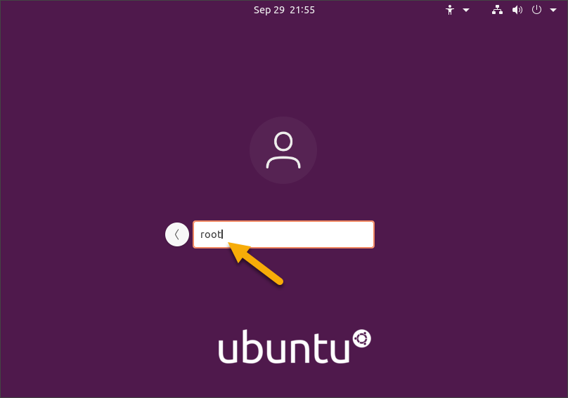 ubuntu permite inicio de sesión raíz