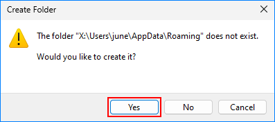 Windows borra los datos de la aplicación