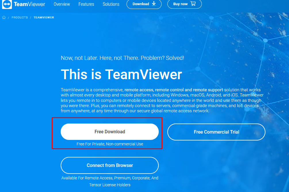 cómo restablecer la identificación de TeamViewer