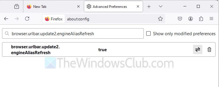 Motor de URL del navegador Firefox