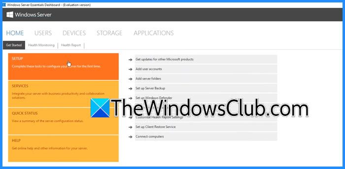 instalar y configurar la experiencia Windows Server Essentials