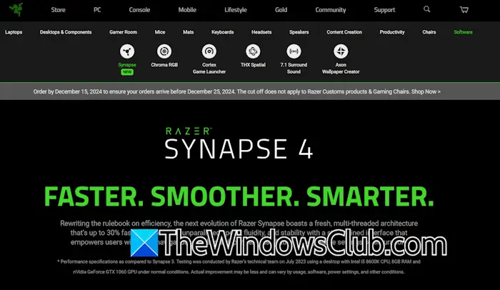 Descargar Razer Synapse
