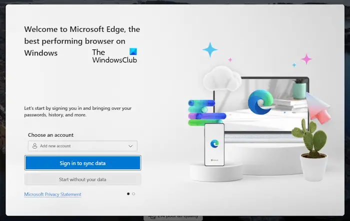 Crear perfil permanente en Edge