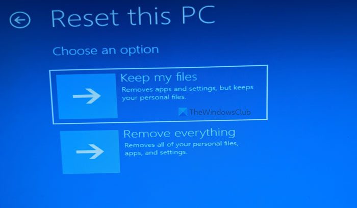 Restablecer Windows 11 usando opciones de inicio avanzadas cuando PC no se inicia