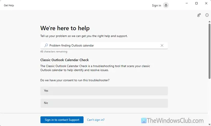Use el solucionador de problemas de verificación del calendario de Outlook para solucionar problemas de calendario