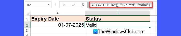 Usar si para el manejo de expiración condicional