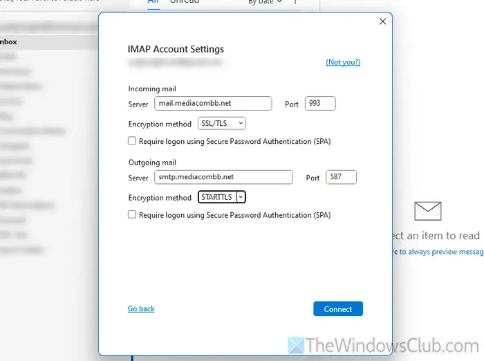 ¿Cuáles son las mejores configuraciones para la configuración del correo electrónico de MediaCom en Outlook?