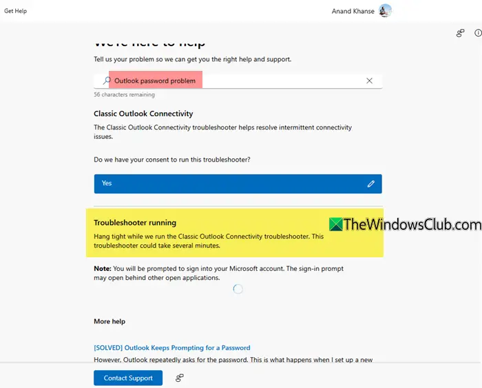 Solución de problemas de autenticación de Outlook