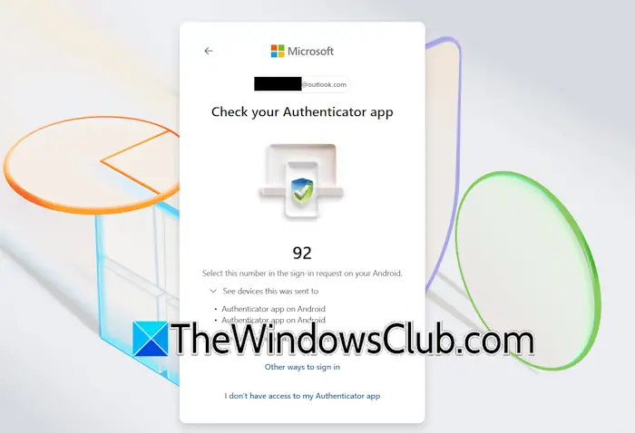 Use el autenticador de Microsoft para iniciar sesión